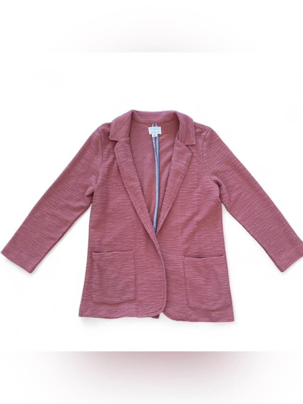 Caslon Women’s Knit Blazer in Dusty Rose